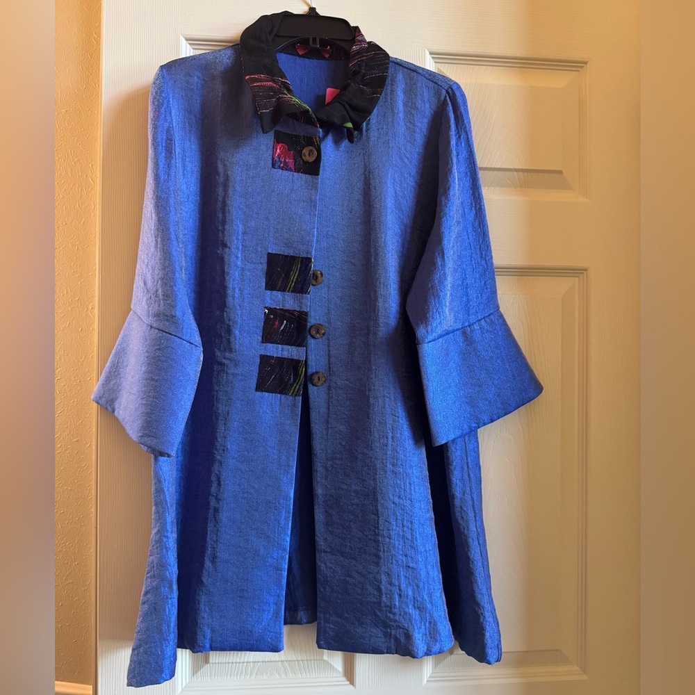 Saint Gil Lightweight Blue Swing Jacket